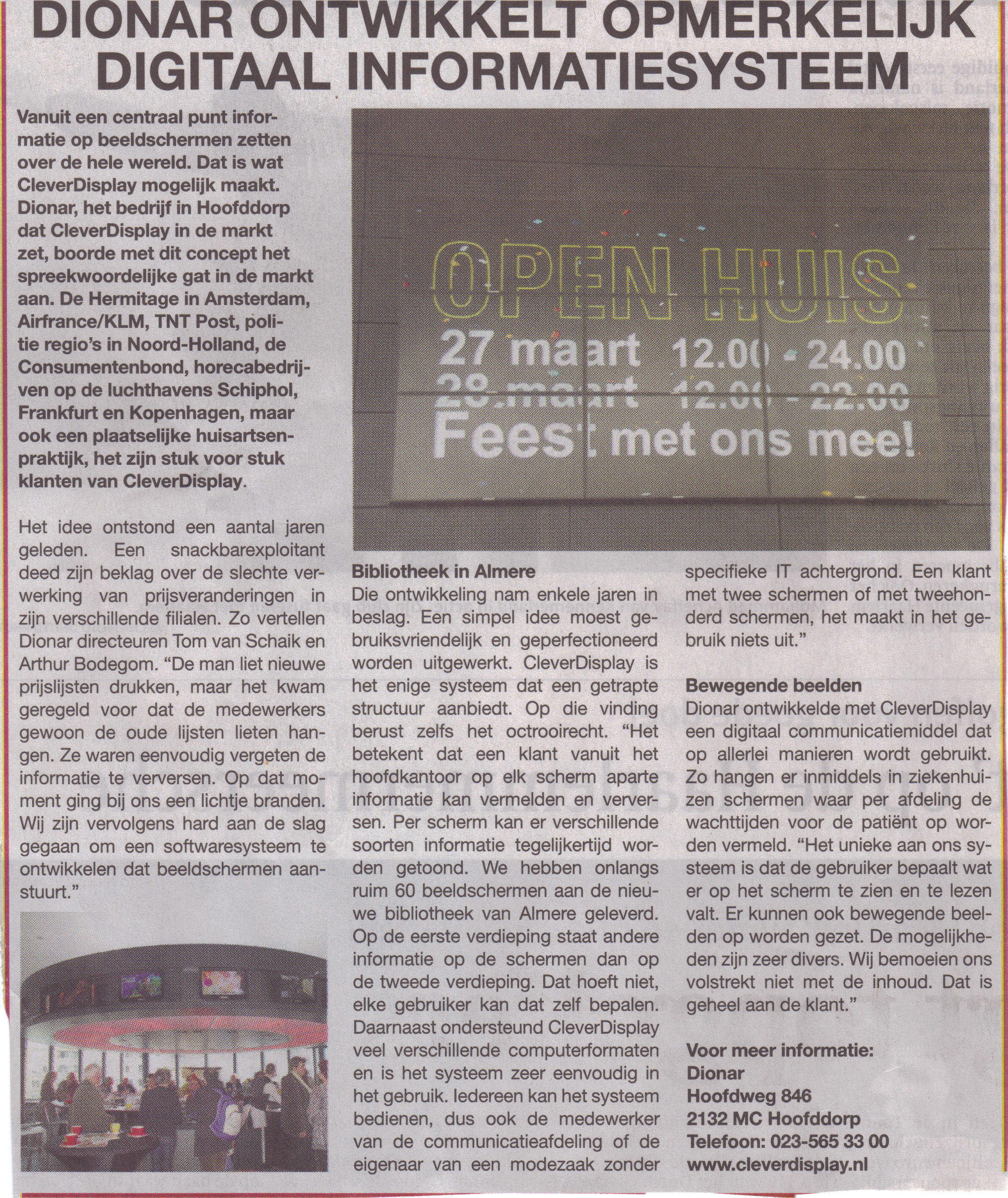 Haarlems Dagblad 27 april 2010