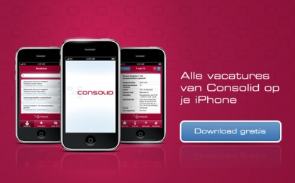 Vacature snel te vinden via website en app