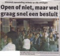 Verslag van discussie in De Haarlemmer
