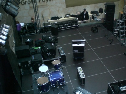 Opbouw rigter! live 2011 volop aan de gang