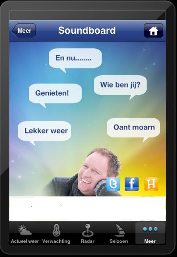 Piet Paulusma komt met weerapp Piet! voor iPhone en Android